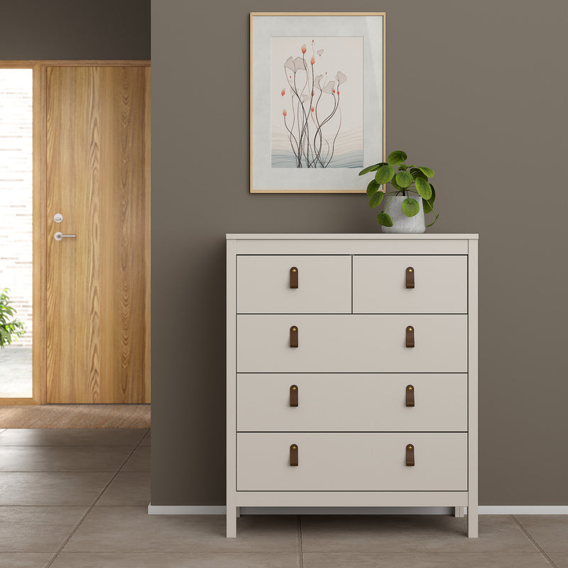 Barcelona Chest 3+2 Drawers – Cashmere – image 9