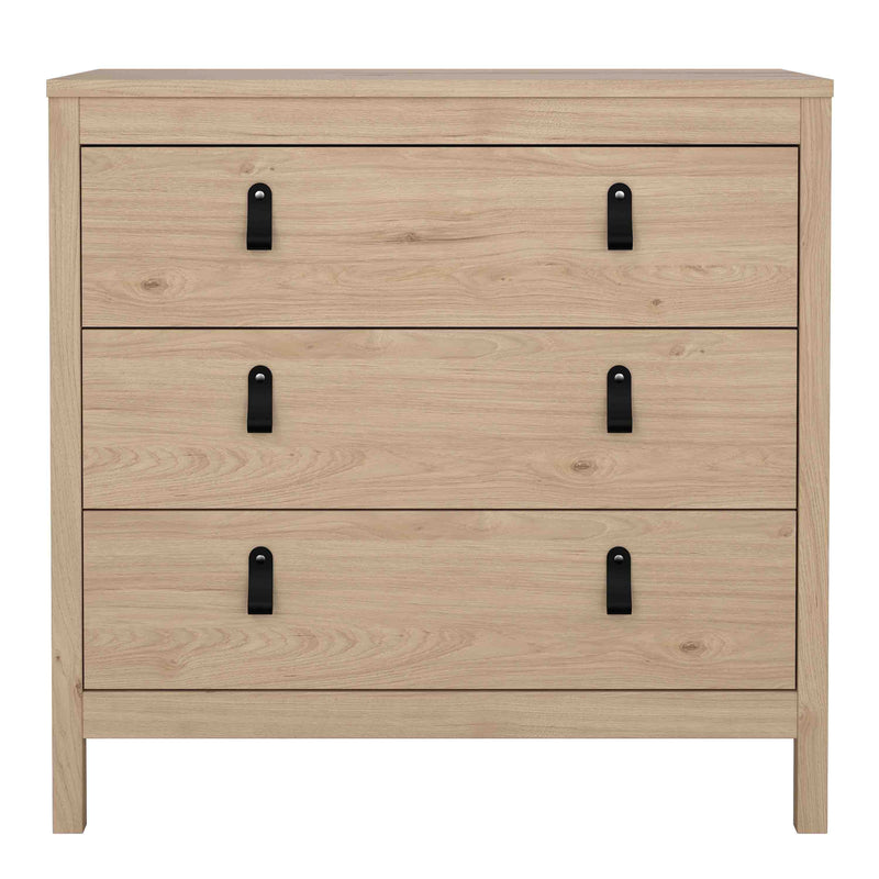 Barcelona Chest 3 Drawers – Hickory Oak – image 2