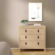 Barcelona Chest 3 Drawers – Hickory Oak – image 6