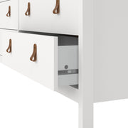 Barcelona Double Dresser 4+4 Drawers – White – image 7