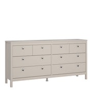 Barcelona Double Dresser 4+4 Drawers – Cashmere – image 2