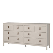 Barcelona Double Dresser 4+4 Drawers – Cashmere – image 4