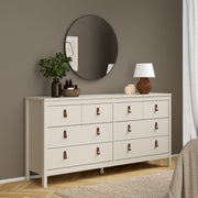 Barcelona Double Dresser 4+4 Drawers – Cashmere – image 8