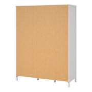 Barcelona Wardrobe with 3 Doors in Jackson – White – image 4