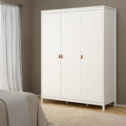 Barcelona Wardrobe with 3 Doors in Jackson – White – image 6