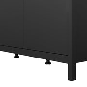 Barcelona Wardrobe with 3 Doors in Jackson – Matt Black – image 9