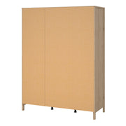 Barcelona Wardrobe with 3 Doors in Jackson – Hickory Oak – image 4