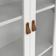 Barcelona China Cabinet 2 Doors with + 3 Drawers in Jackson – White – image 9
