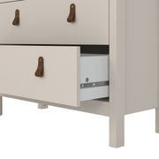 Barcelona China Cabinet 2 Doors with + 3 Drawers in Jackson – Cashmere – image 9
