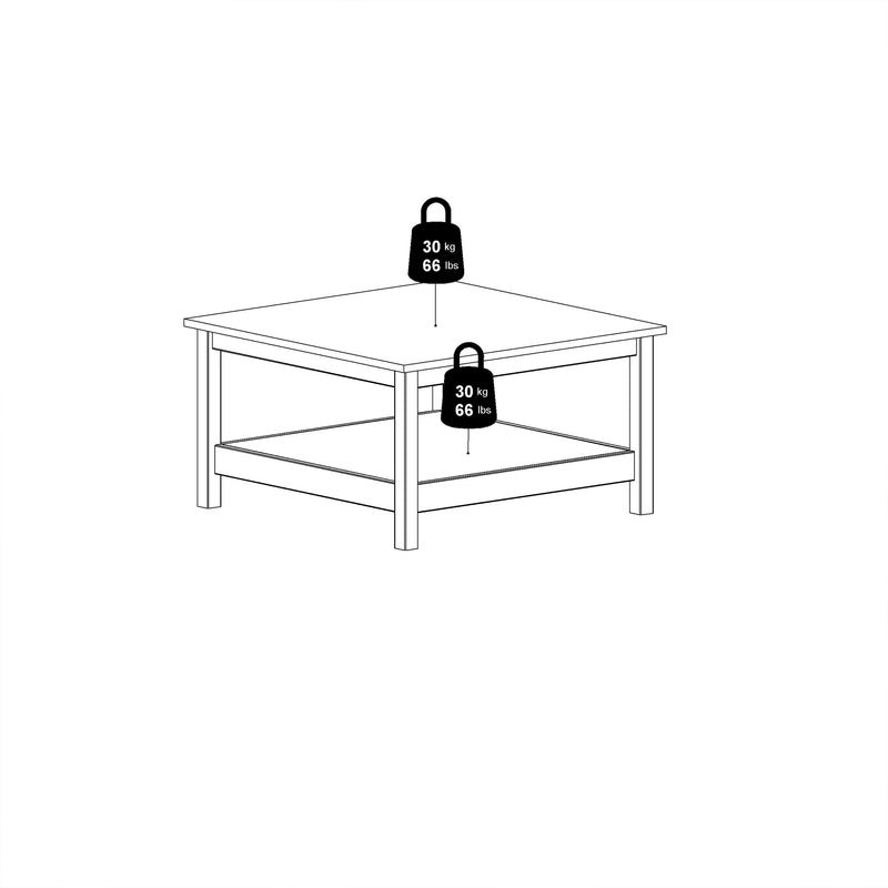 Barcelona Coffee Table in Jackson – White – image 10