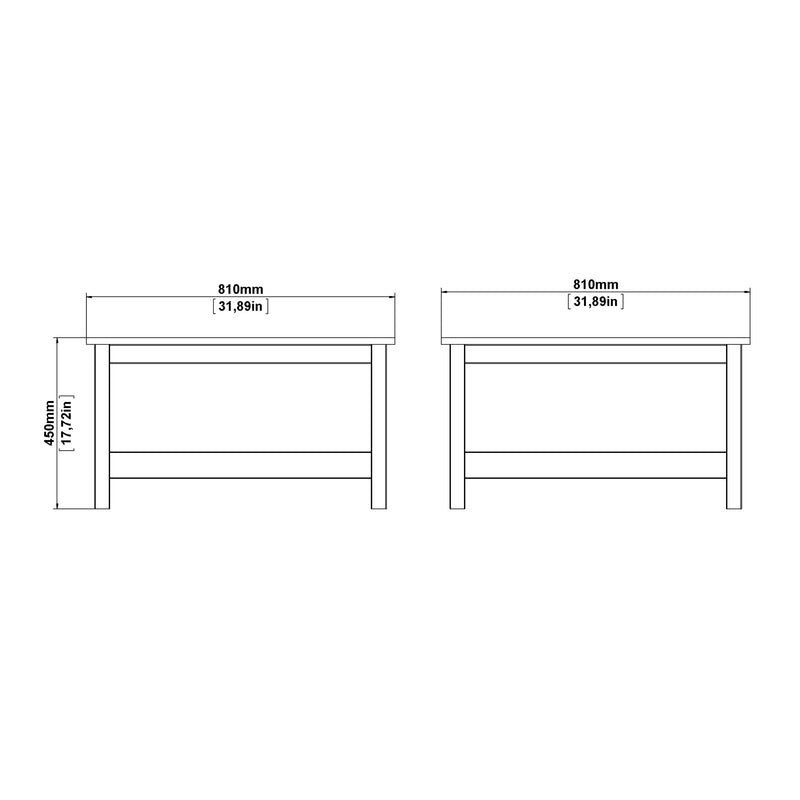 Barcelona Coffee Table in Jackson – Hickory Oak – image 9