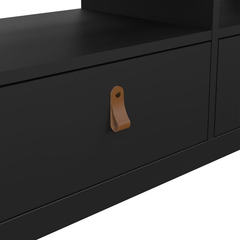 Barcelona TV Unit 3 Drawers – Matt Black – image 8