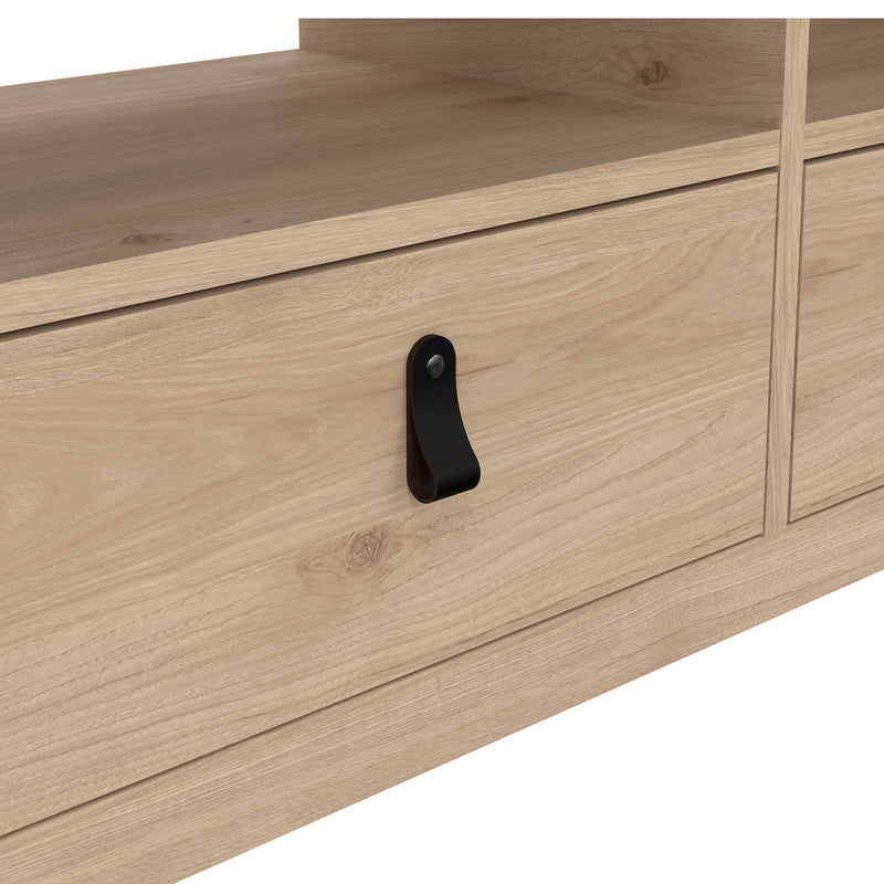 Barcelona TV Unit 3 Drawers – Hickory Oak – image 8