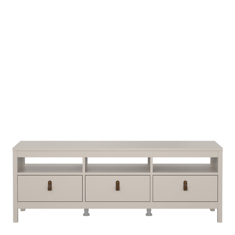 Barcelona TV Unit 3 Drawers – Cashmere – image 3