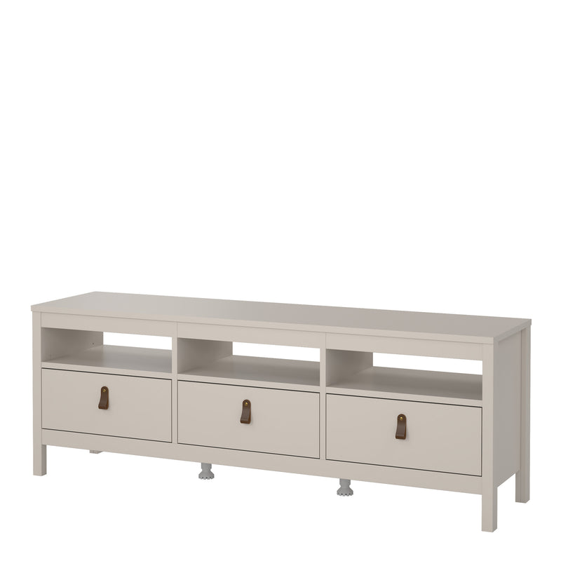 Barcelona TV Unit 3 Drawers – Cashmere – image 4