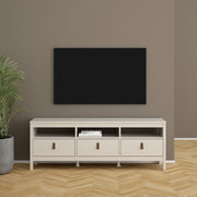 Barcelona TV Unit 3 Drawers – Cashmere – image 7