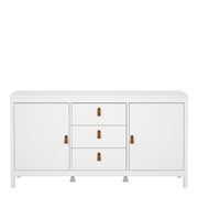 Barcelona Sideboard 2 Doors + 3 Drawers – White – image 2