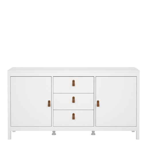 Barcelona Sideboard 2 Doors + 3 Drawers – White – image 2