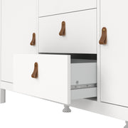 Barcelona Sideboard 2 Doors + 3 Drawers – White – image 7
