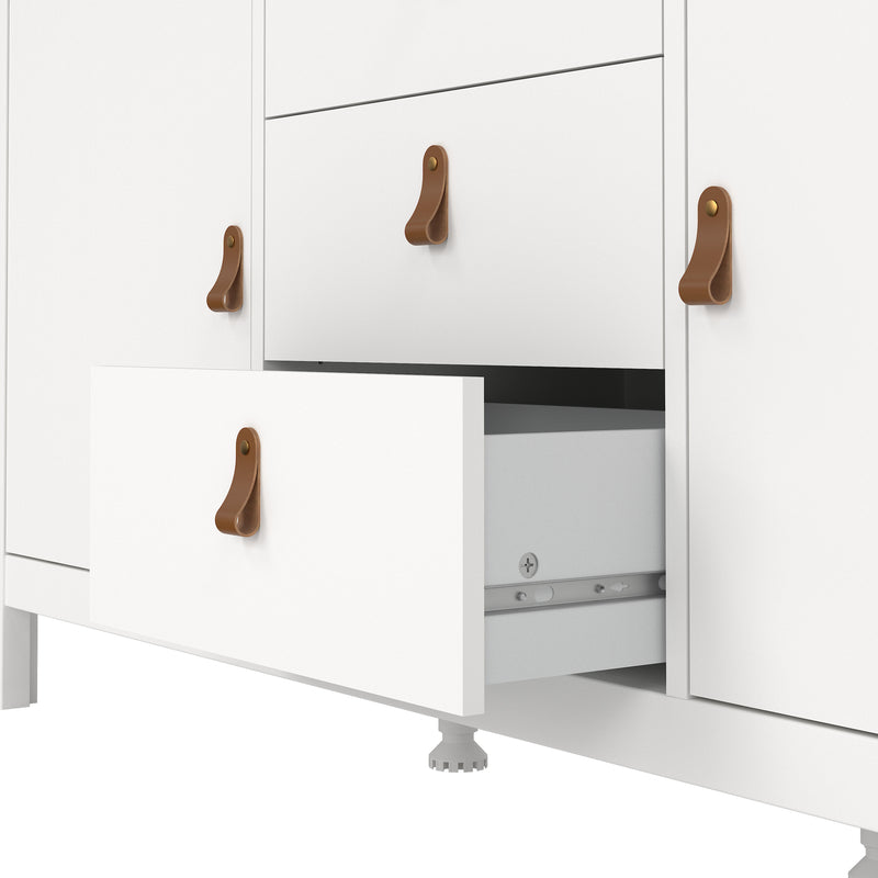 Barcelona Sideboard 2 Doors + 3 Drawers – White – image 7