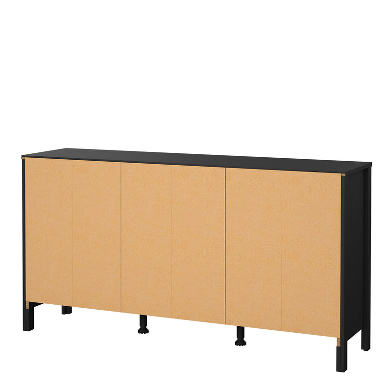 Barcelona Sideboard 2 Doors + 3 Drawers – Matt Black – image 4