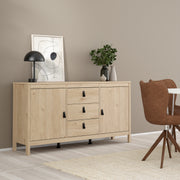 Barcelona Sideboard 2 Doors + 3 Drawers – Hickory Oak – image 7