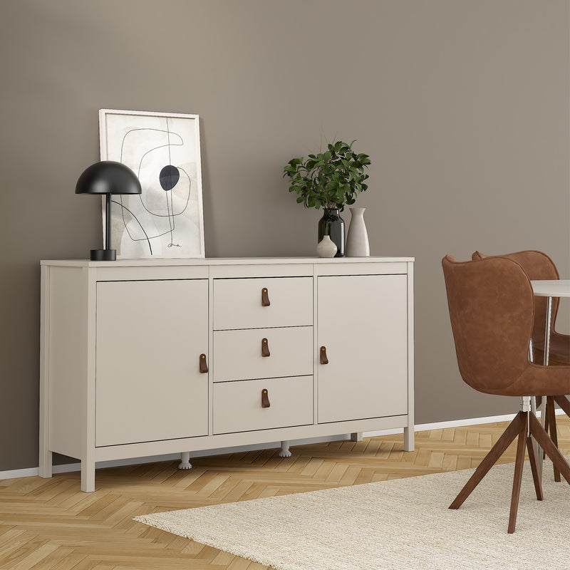 Barcelona Sideboard 2 Doors + 3 Drawers – Cashmere – image 7