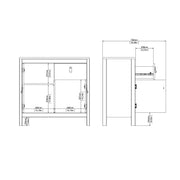 Barcelona Sideboard 2 Doors 1 Drawer – image 9