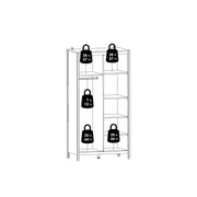 Barcelona Wardrobe with 2 Doors in Jackson – White – image 11