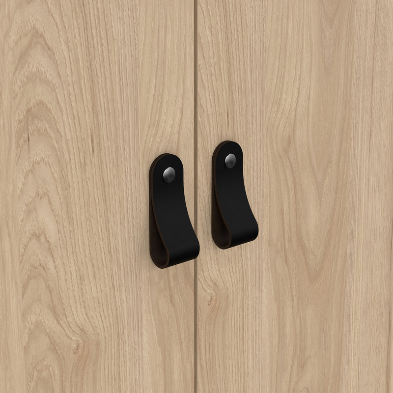 Barcelona Wardrobe with 2 Doors in Jackson – Hickory Oak – image 7