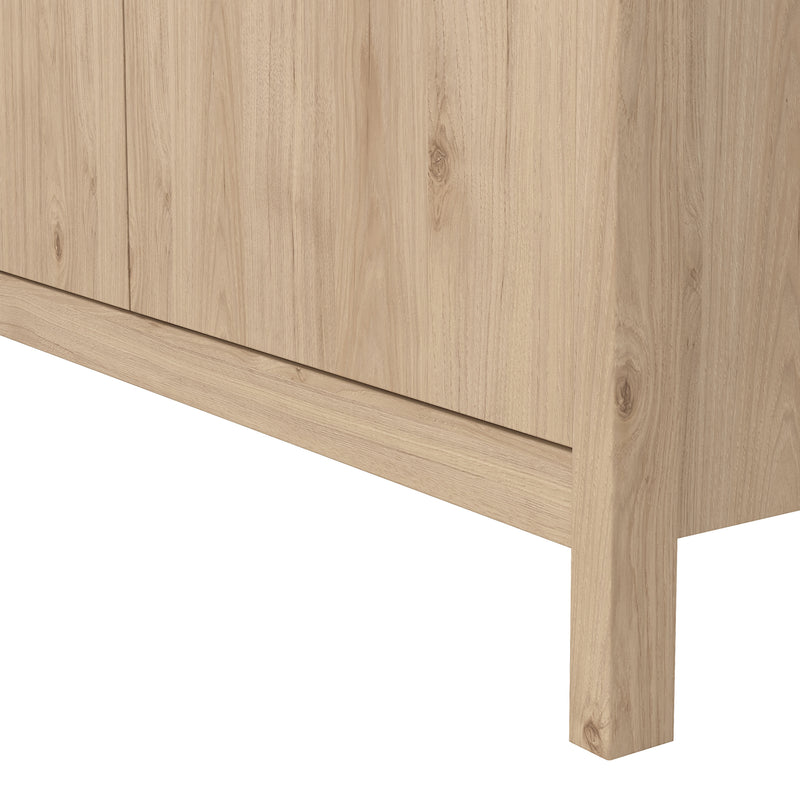 Barcelona Wardrobe with 2 Doors in Jackson – Hickory Oak – image 8