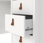 Barcelona Desk 3 Drawers in Jackson – White – image 9