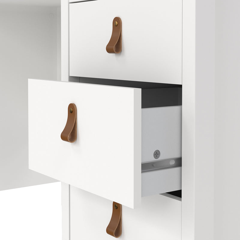 Barcelona Desk 3 Drawers in Jackson – White – image 9