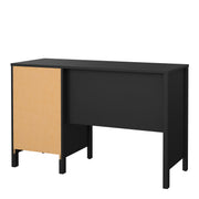 Barcelona Desk 3 Drawers in Jackson – Matt Black – image 4