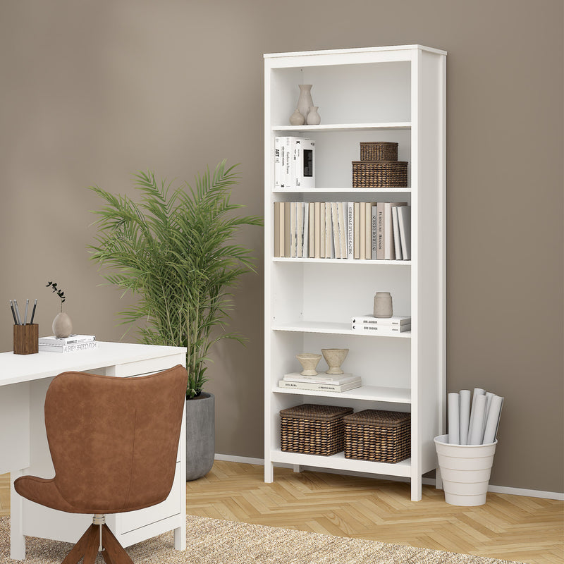Barcelona Bookcase – White – image 5