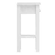 Barcelona Bedside Table with 1 Drawer – White – image 4