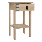 Barcelona Bedside Table with 1 Drawer – Hickory Oak – image 6