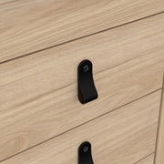 Barcelona Bedside Table 3 Drawers – Hickory Oak – image 8