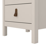 Barcelona Bedside Table 3 Drawers – Cashmere – image 9