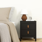 Barcelona Package - Bedside Table 2 Drawers + Chest 5 Drawers + 3 Door Wardrobe in Jackson – Matt Black – image 4