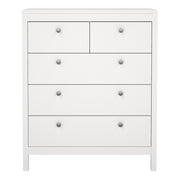 Madrid Chest 3+2 Drawers – White – image 2