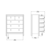 Madrid Chest 3+2 Drawers – Matt Black – image 13