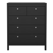 Madrid Chest 3+2 Drawers – Matt Black – image 2