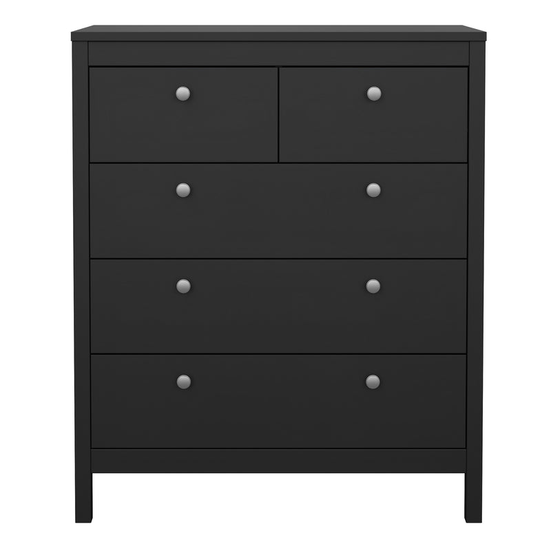 Madrid Chest 3+2 Drawers – Matt Black – image 2