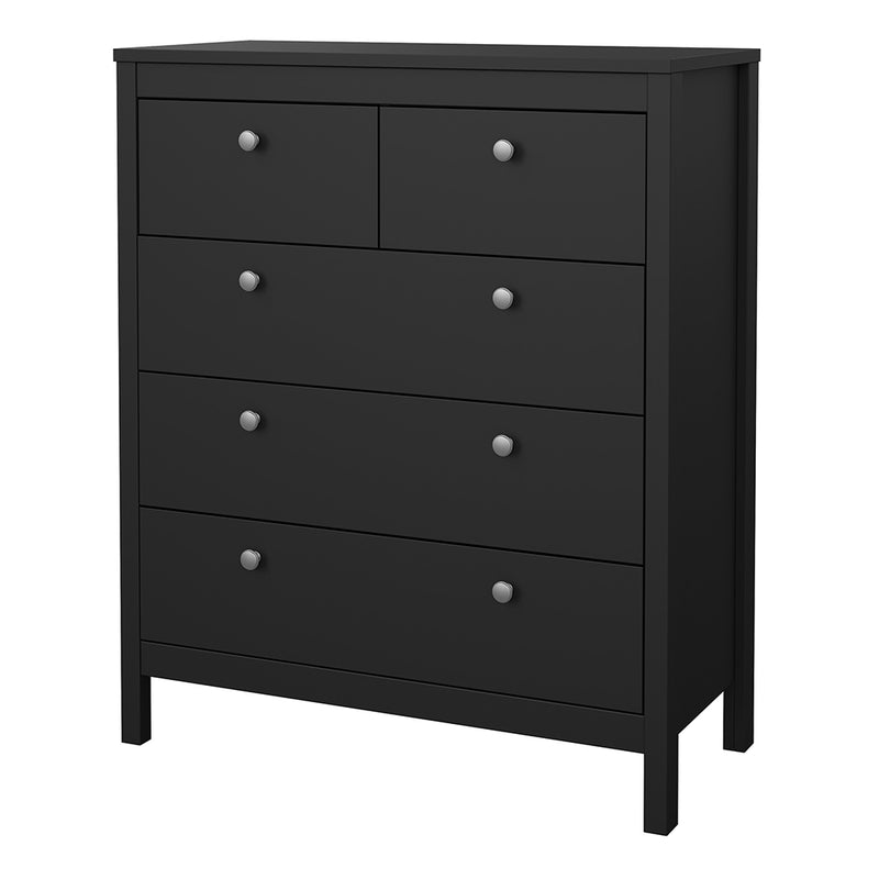 Madrid Chest 3+2 Drawers – Matt Black – image 3