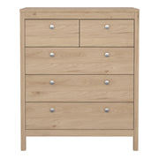 Madrid Chest 3+2 Drawers – Hickory Oak – image 2