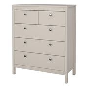 Madrid Chest 3+2 Drawers – Cashmere – image 3