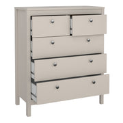Madrid Chest 3+2 Drawers – Cashmere – image 5
