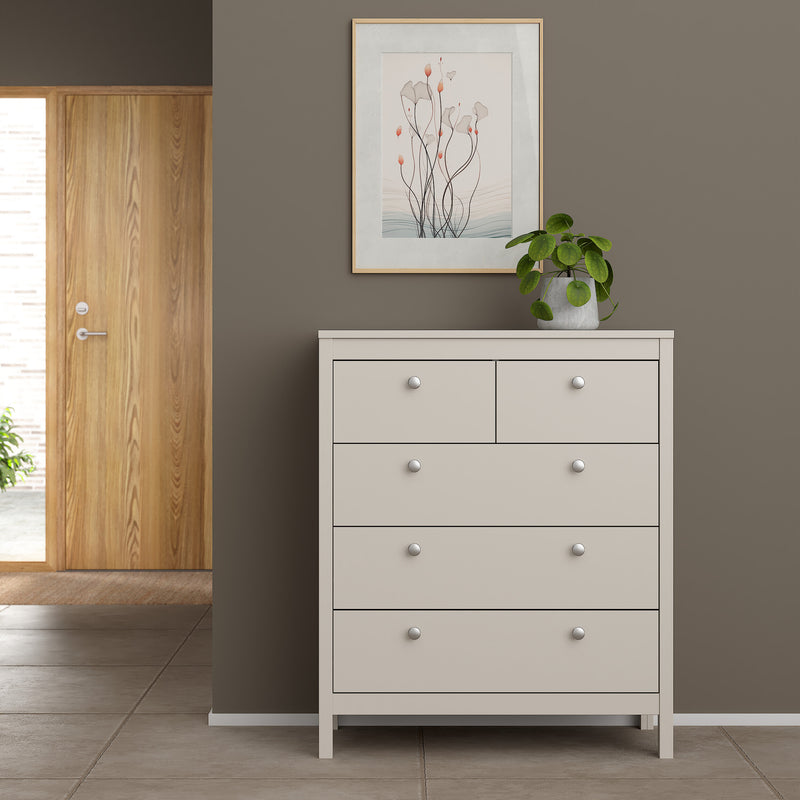 Madrid Chest 3+2 Drawers – Cashmere – image 8