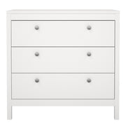Madrid Chest 3 Drawers – White – image 2